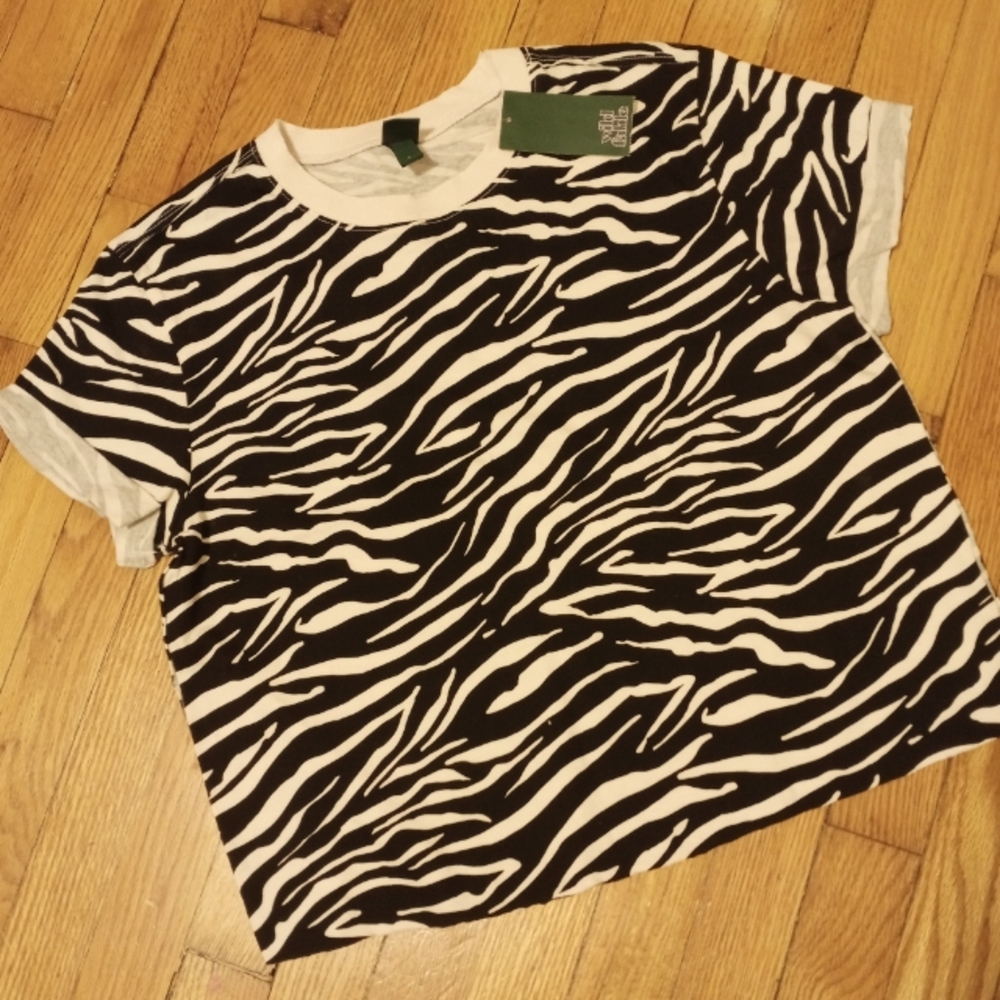 Zebra relaxed tee